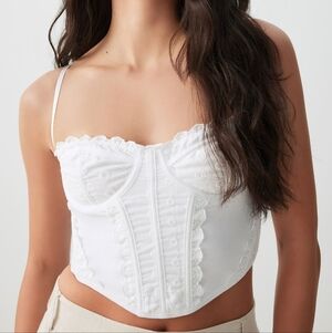 Ardene Ivory Lace Bustier
